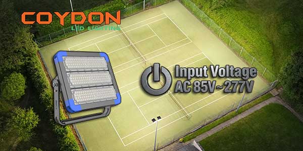 led flood light input voltage ac 85v-277v