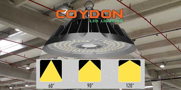 ufo led high bay light beam angle 60° 90° 120°